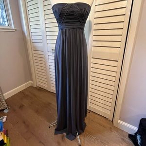 BCBG Jersey Gown XS Dove Blue
